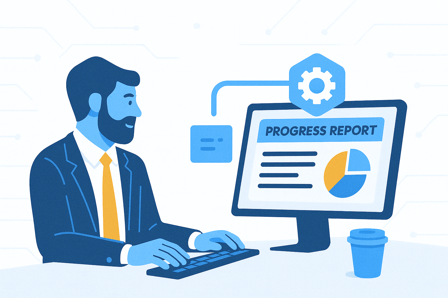 AI Progress Report Generator for Consultants
